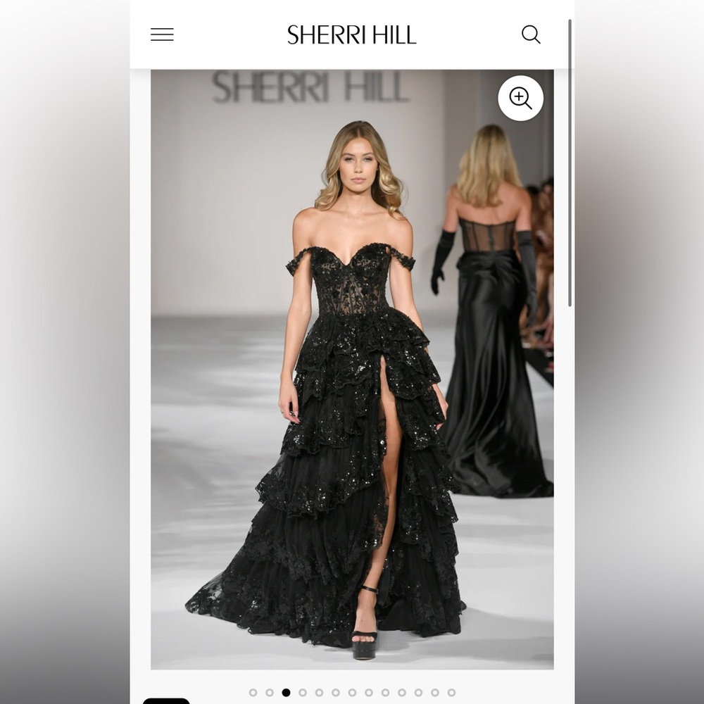 SHERRI HILL 55500 SIZE 00 Color Black